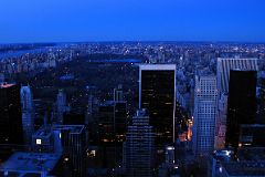 New York City Top Of The Rock 13 North, Central Park, Solow Building, Trump Tower Just After Sunset.jpg